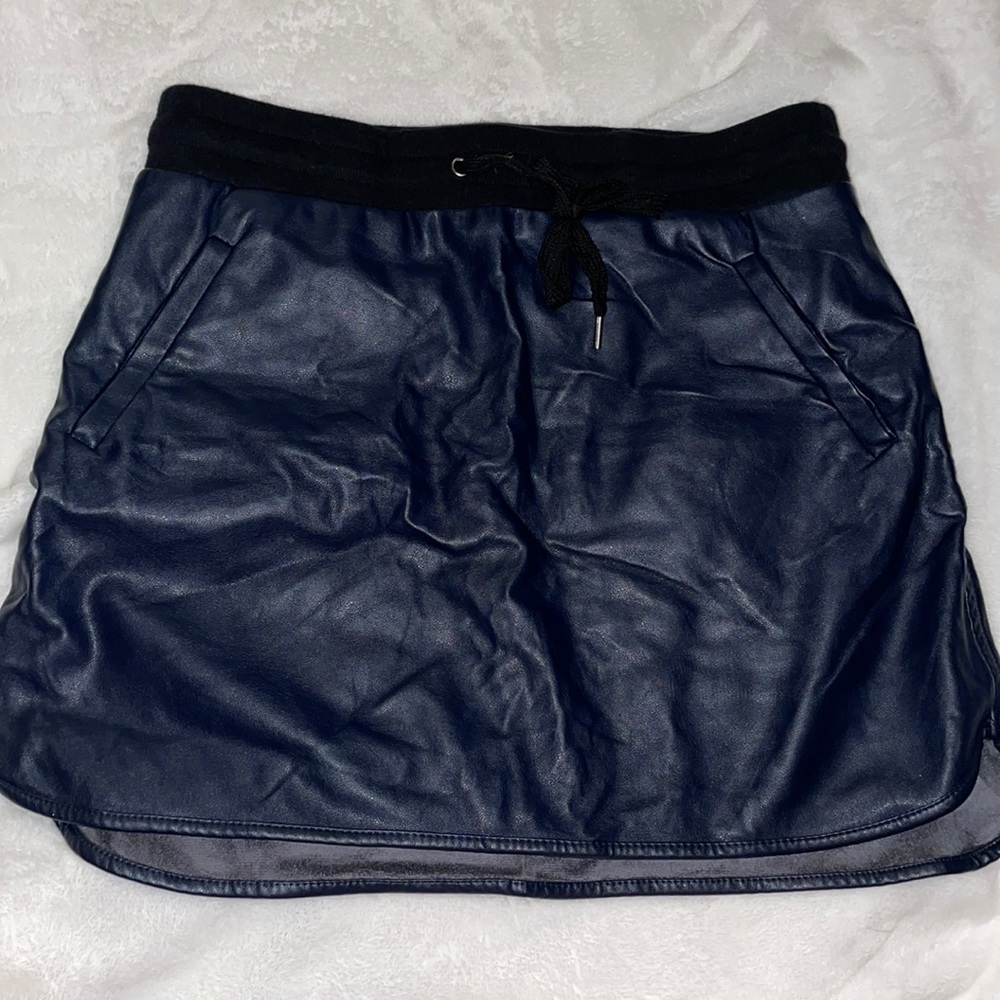 Dark blue mini skirt